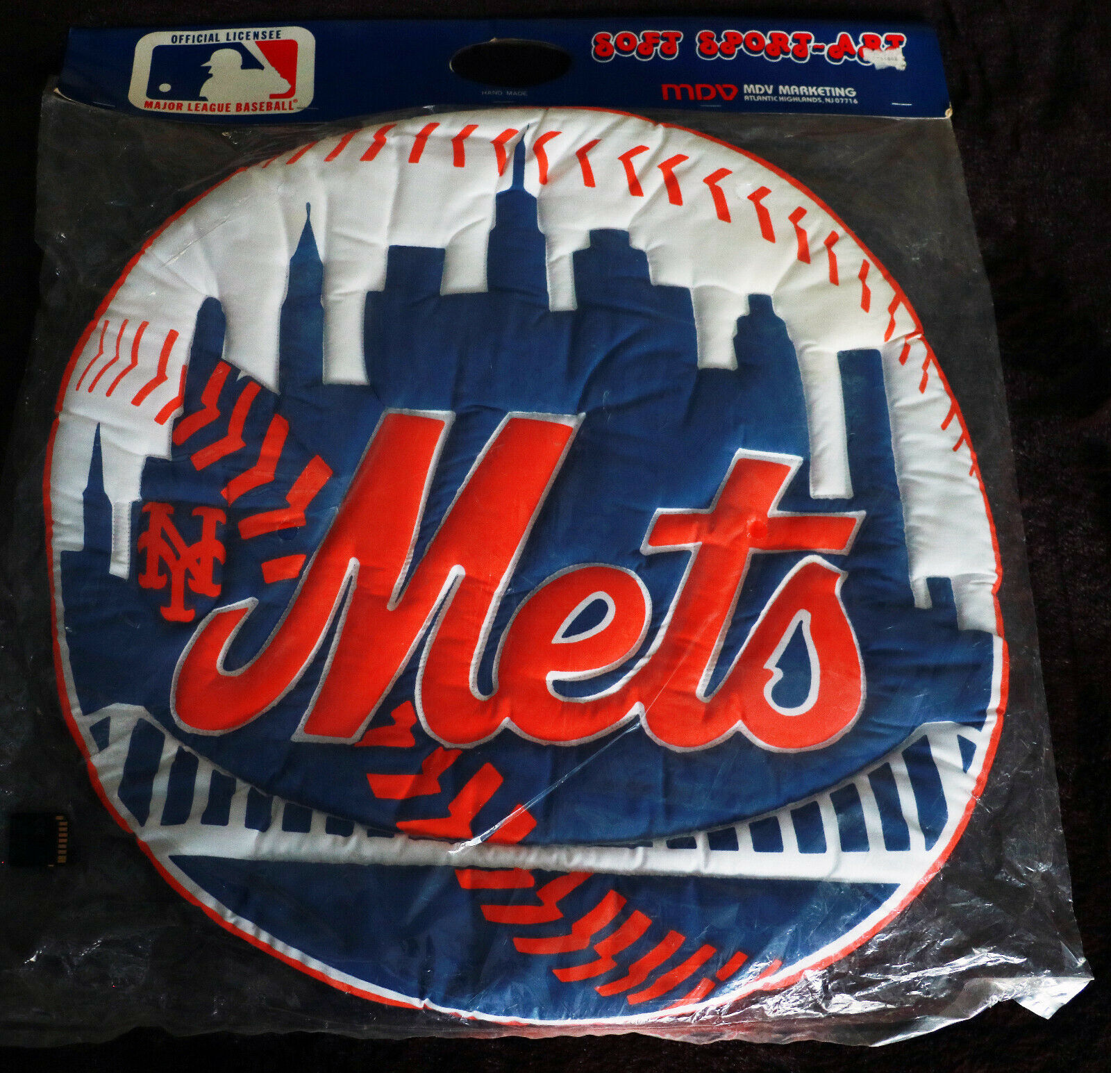 Mlb New York Mets Soft Sport-art (mdv Marketing) Cloth Pennant, Wall 18"