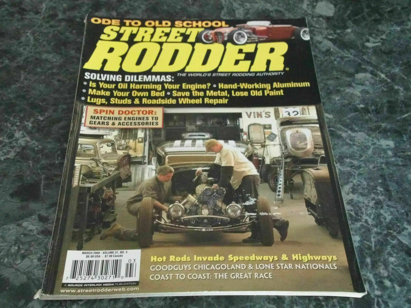 Street Rodder Magazine Vol 37 No 3 March 2008 Wheel Maintenance Pt Ii