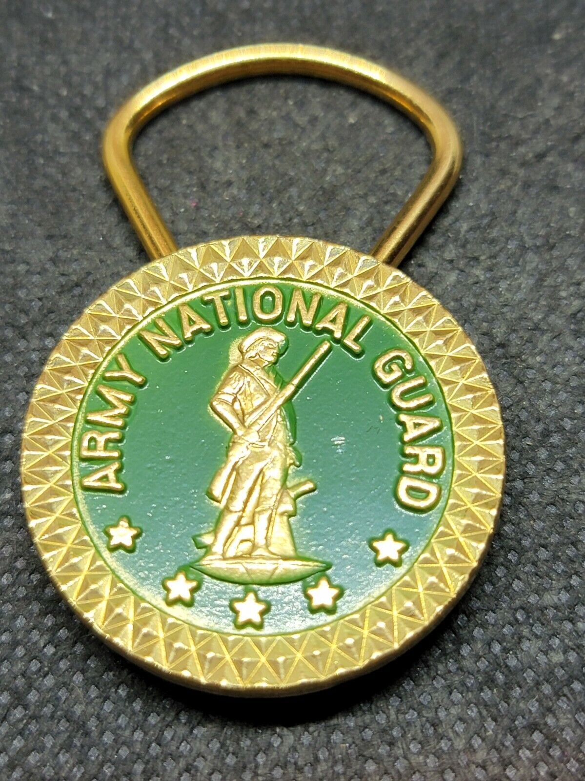 Never Used Army National Guard Key Ring, See Pictures L1259