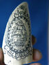 Scrimshaw Reproduction Tooth  " Dakota" Out Of Nantucket