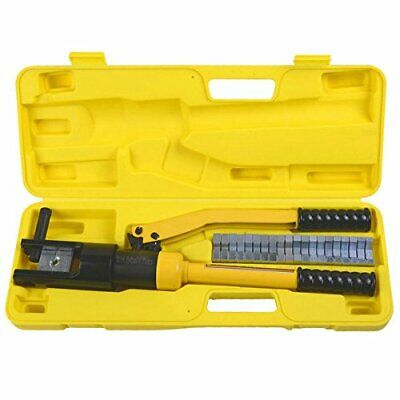 Hfs(r) 16 Ton Hydraulic Wire Terminal Crimper Battery Cable Lug Crimping Tool