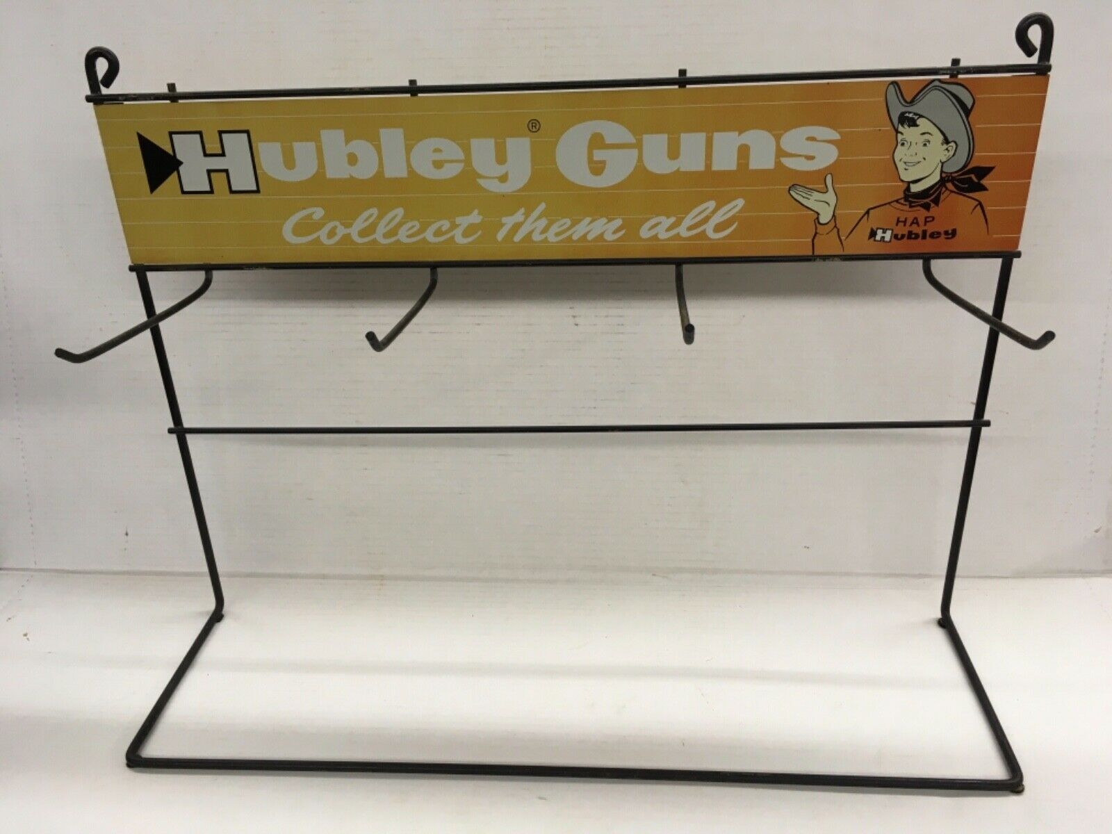 Hubley Cap Gun Store Display Rack 50s Very Nice Condition