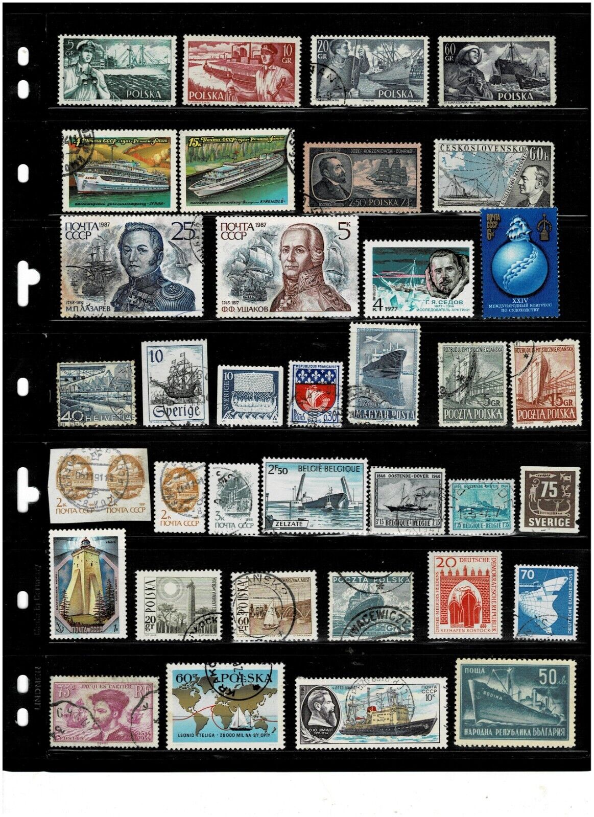 Ships On Stamps