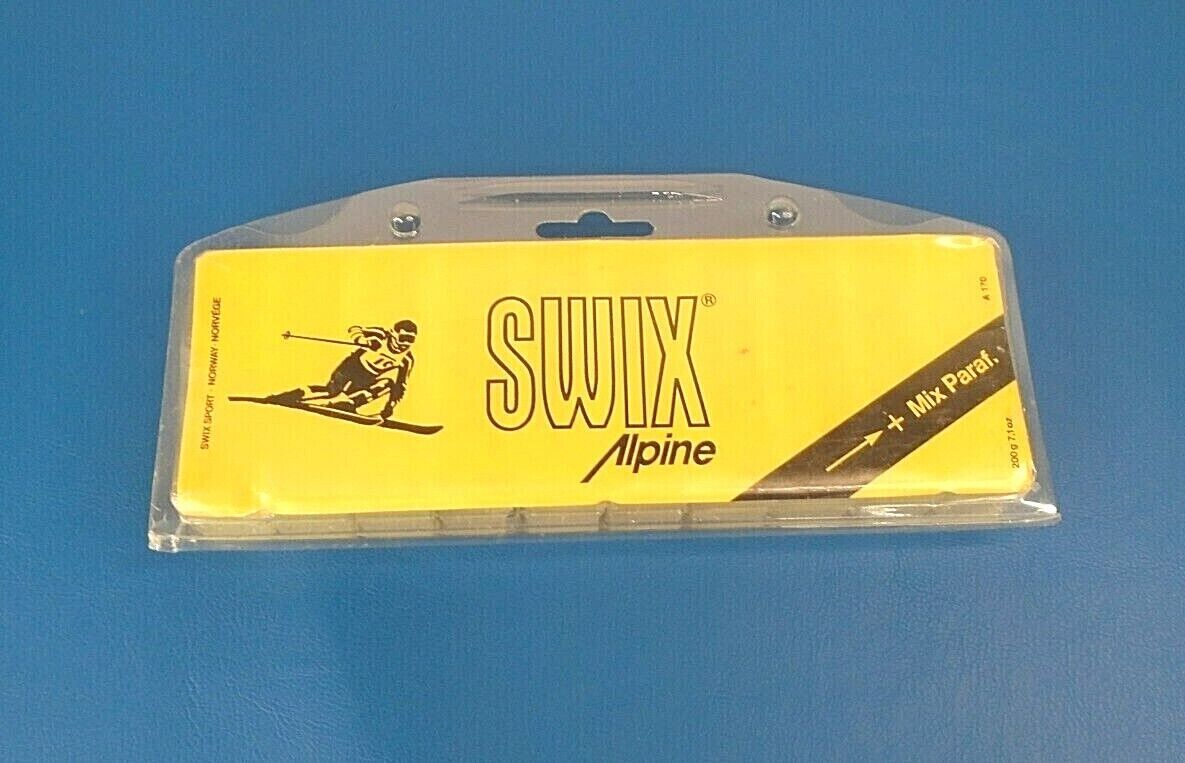 Swix Ski Wax Yellow 200g Or 7.1oz 32-50 Degrees Made In Norway New Old Stock
