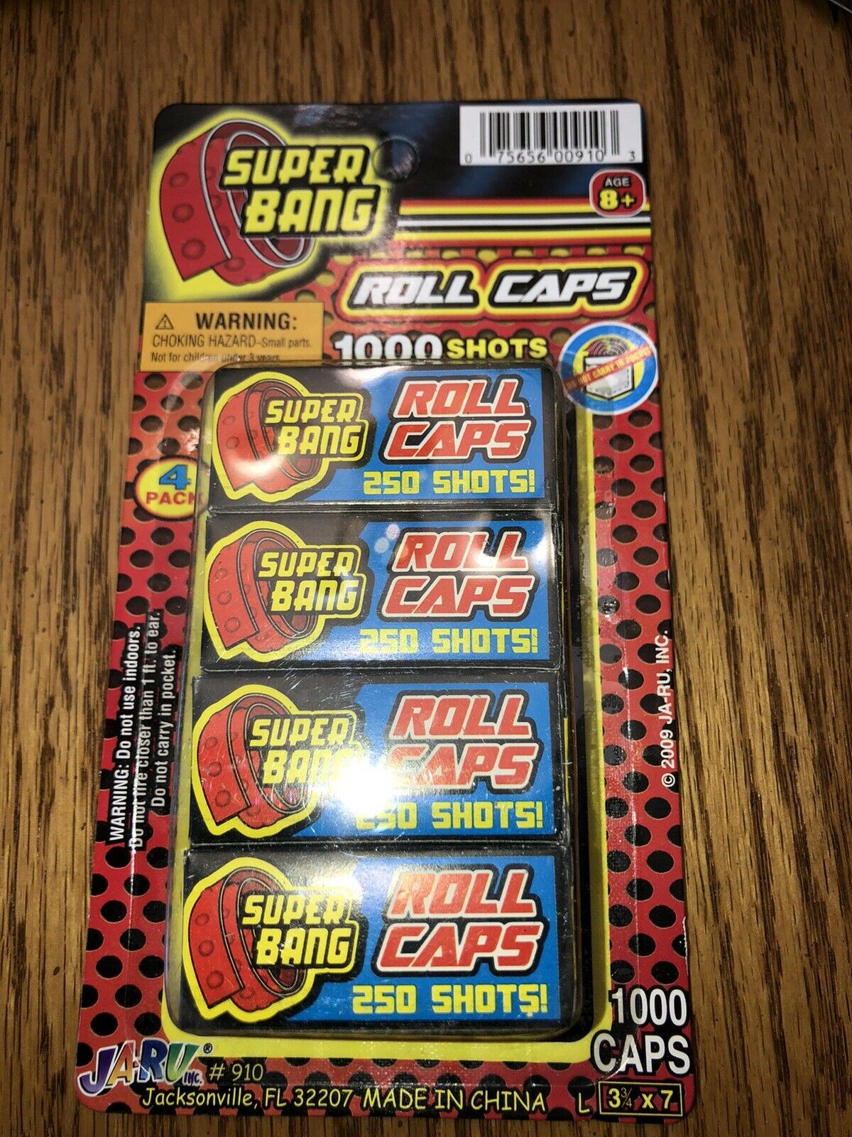 Sealed Super Bang Roll Rolled Caps Toys 1,000 Shots New Old Stock