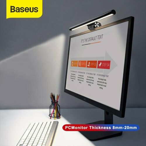 Baseus Led Desk Lamp Usb Computer Monitor Screen Clamping Light Bar Home Office