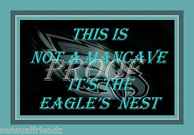 Philadelphia Eagles Nest Man Cave Sign Poster Nfl Football
