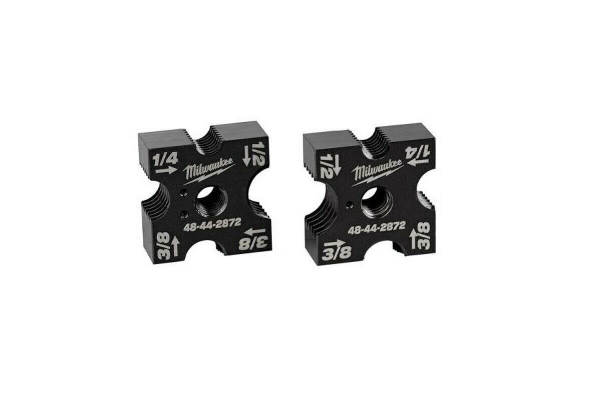 Milwaukee 48-44-2872 1/4", 3/8", 1/2" Cutting Die Set For 2872-20 Free Shipping